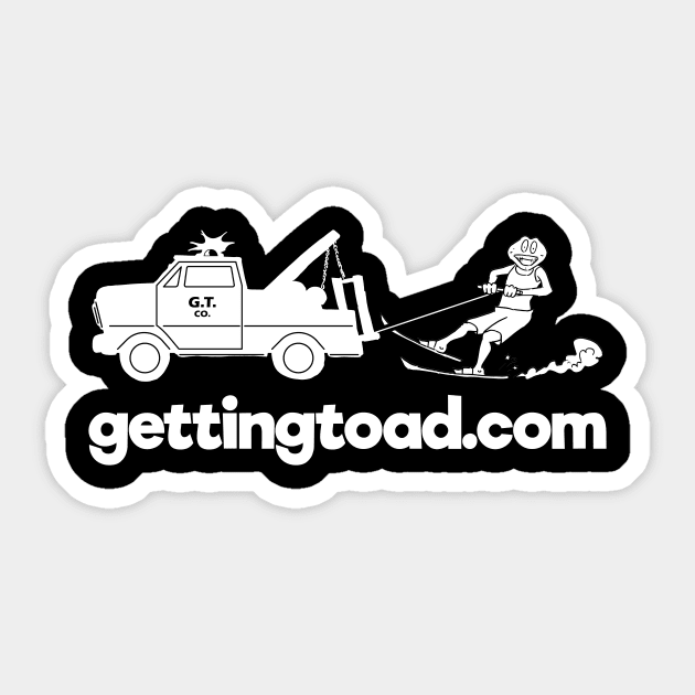 GettingToad.com Sticker by King Stone Designs